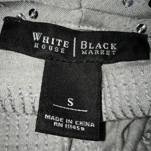 WHBM Dressy Gray/Silver Sequin Cowl Neck Tank Top~ - Picture 6 of 7